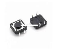 DQFOCPHHAA 20Pcs 12 x 12mm x 5mm 12 * 12 * 5H Panel PCB Momentary Tactile Tact Push Button Switch Dip