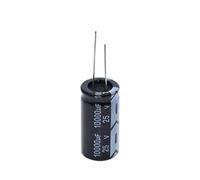 DQFOCPHHAA 5PCS 25V/10000UF Dip Aluminum Electrolytic Capacitor 25V/10000UF Size 18x35mm Plug-in 25V 10000UF