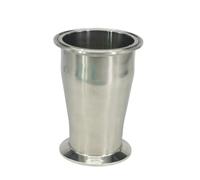 DQFOCPHHAA Fit Tube O.D 76mm-57mm Tri Clamp 3"-2.5" Ferrule O.D 91-77.5mm 304 Stainless Steel Pipe Fitting Reducer