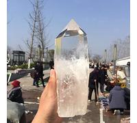 DQFOCPHHAA Grande Taille Naturel Clair Roche Quartz Cristal Pierre précieuse Point Cristal Pierre décor à la Maison LIUZIIHAYIN