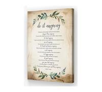 DQFOCPHHAA Vintage Do It Anyway Poem - Mother Teresa Inspirational Quote, Motivational Canvas Wall-Art for Living Room Bedroom(Unframed,12x18inch(30x45cm))