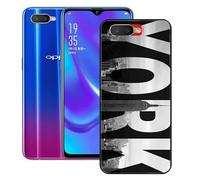 DQG Coque pour Oppo RX17 Neo Silicone,Housse Etui de Protection Noir Souple Gel Silicone TPU Bumper Premium Shell Case Cover pour Oppo RX17 Neo (6.41") - BST5