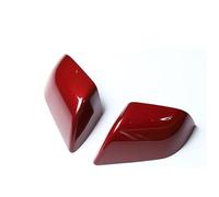 DQIAOER 1 paire de coques de rétroviseurs latéraux de voiture en fibre de carbone pour Tesla Model 3 Model Y (couleur : rouge)