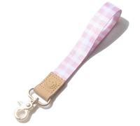 DQL Porte-clés de poignet pour femme, cordon de poignet, flamant rose, Wristlet