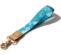 DQL Porte-clés de poignet pour femme, cordon de poignet, Vagues, Small