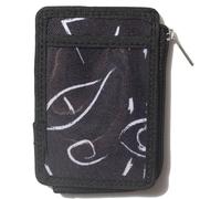 DQL Portefeuille fin minimaliste avec poche avant bloquant les RFID, portefeuille pour cartes de crédit pour homme et femme, porte-cartes de crédit avec poche zippée., Yeux, Porte-clés, porte-carte