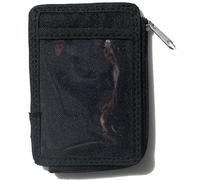 DQL Portefeuille fin minimaliste avec poche avant bloquant les RFID, portefeuille pour cartes de crédit pour homme et femme, porte-cartes de crédit avec poche zippée., noir, Il est temps de mettre à