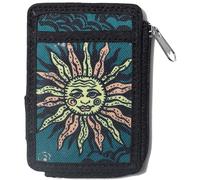 DQL Portefeuille porte-clés pour femme, portefeuille minimaliste pour homme, petit portefeuille pour femme, portefeuille ultra fin et minimaliste pour homme et femme, Sun & Moon, Porte-clés