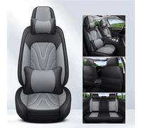 DQRG Housse Voiture Siege 1 Jeu De Housses Siège Auto 5D pour Mercedes W213 E-Class W210 W212 C207 C238 Cabriolet S-Class R-Class CLA CLS Accessoires Intérieurs Housses Siège Auto(Black Grey Luxury)