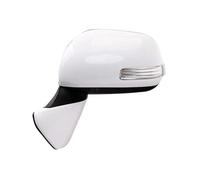 DQRG Rétroviseur Extérieur Accessoires Auto pour Toyota pour Verso 2010-2013, Rétroviseur Électrique Rabattable avec Clignotants Et Chauffage Rétroviseurs De Voiture(Blanc,9 Wire L)