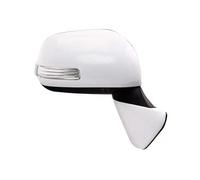 DQRG Rétroviseur Extérieur Accessoires Auto pour Toyota pour Verso 2010-2013, Rétroviseur Électrique Rabattable avec Clignotants Et Chauffage Rétroviseurs De Voiture(Blanc,9 Wire R)
