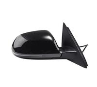 DQRG Rétroviseur Extérieur Rétroviseur Électrique Rabattable pour Voiture Modèles pour Q3 2013-2018, Chauffage Automatique avec Lampe, Miroir À Mémoire Rétroviseurs De Voiture(Noir,R 8-White)