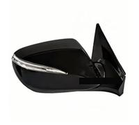 DQRG Rétroviseur Extérieur Rétroviseur Latéral Automatique pour Hyundai pour Santa Fe IX45 Sport 2014-2016 avec Clignotant LED 14 Broches Rétroviseurs De Voiture(Noir,Droite)