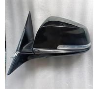 DQRG Rétroviseur Extérieur Rétroviseur Latéral Électrique Pliable Et Chauffant pour BMW Série 3 F30 2011-2018 Rétroviseurs De Voiture(Black L)