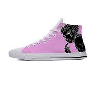 DQS Japonais Anime Cool Chaussures de Toile décontractées Haut Haut léger Respirant Impression Hommes Femmes Baskets