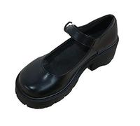 DQS Petites Chaussures en Cuir Femmes 2021 modèles de Printemps Chaussures Femmes japonaises Talons Hauts rétro Plate-Forme Chaussures Femmes