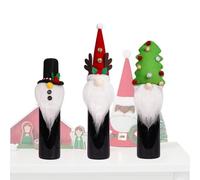 Dqsgiqe Couvercle De Bouteille De Vin De Noël Bouchons Décoratifs Mignons
