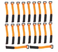 Dqsgiqe Lot de 20 sangles de fixation pour guirlandes de Noël - Pour rampes d'escalier, clôtures, cheminées, maison, bureau, école et