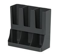 Dqsgiqe Organisateur De Bar À Café - Support Mural À 6 Compartiments | Organisateur De Tasses Pour Station Café - Tasses Couvercles Thé Sucre Sachets Dosettes Condiments Sirops Cuisine Garde-Manger