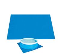 Dqsgiqe Tapis de protection pour le sol de la piscine, tapis de protection pour les films de sol de piscine, pour béton, ciment, extérieur, camping, été, arrière-cour, terrasse, pelouse