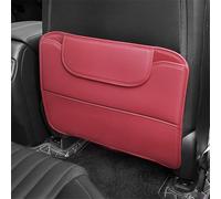 DQSZ 2 Pièces de Protection de Siège de Voiture pour VW Corrado EOS Fox Golf Golf Plus Golf Sportsvan, Protections de Dossier de siège en Cuir Protections de Sièges Accessoires, D/Red