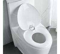 DQZRTUECA Abattant WC à fermeture douce avec siège enfant blanc, formes multiples(O shape)