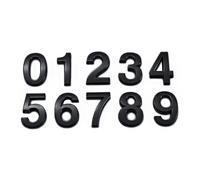 DQZRTUECA Autocollant numéro de maison ABS multicolore, plusieurs tailles(Black,100X70 MM-NUMBER 9)