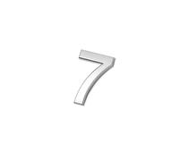 DQZRTUECA Autocollants 3D en plastique plaqués auto-adhésifs for portes et maisons, chiffres de 0 à 9, plusieurs tailles(7 3cm)