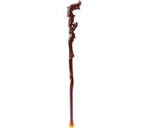 DQZRTUECA Canne de Marche Phoenix en Bois de Rose sculpté à la Main, Aide à la mobilité, Hauteur réglable de 77 à 93 cm, supporte 150 kg(85Cm(Use Height 160-165Cm))