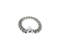 DQZRTUECA Collier de chaîne de Chien en Or, Collier de Dressage en Acier Inoxydable, maillon cubain Robuste plaqué Or de 32 mm de Large for Bully Pitbull, Bulldog, Mastiff(Stainless Steel,22inch)