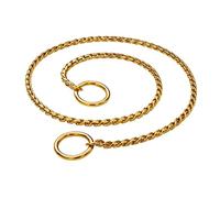 DQZRTUECA Collier d'étranglement d'entraînement for chien, chaîne de collier en acier inoxydable, chaîne serpent en métal for chiot, collier coulissant for spectacle d'animaux de compagnie, collier fo