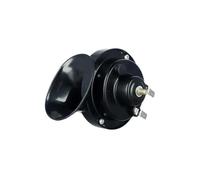 DQZRTUECA Klaxon à Deux Tons, Klaxon Universel 12 V 300 DB 510 Hz for Voiture, Camion, Bateau, Moto, métal, Multicolore, 1 pièce(Black)