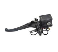 DQZRTUECA Leviers de frein et d'embrayage for moto, pompe hydraulique for cyclo-pousse électrique, 22 mm, noir, paire(Left)