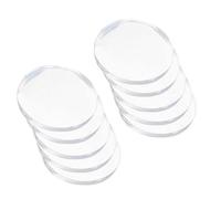 DQZRTUECA Lot de 10 disques acryliques ronds transparents de 10 mm d'épaisseur et de 20 à 60 mm de diamètre for loisirs créatifs(Diameter 50mm)