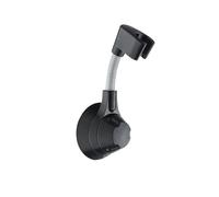 DQZRTUECA Lot de 2 supports de douche à main réglables à ventouse, rotation multi-angles, multicolores(Black)