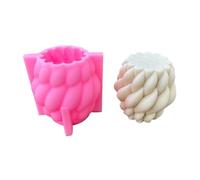 DQZRTUECA Moule à savon en silicone en forme de gouttes de pluie rotatives for bougies et savons, for décorations géométriques abstraites, DIY, cadeau(Mid a)