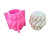 DQZRTUECA Moule à savon en silicone en forme de gouttes de pluie rotatives for bougies et savons, for décorations géométriques abstraites, DIY, cadeau(Large a)