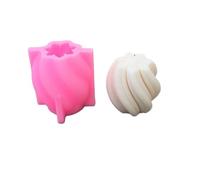 DQZRTUECA Moule à savon en silicone en forme de gouttes de pluie rotatives for bougies et savons, for décorations géométriques abstraites, DIY, cadeau(Small B)