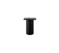 DQZRTUECA Pieds de canapé-lit Ronds réglables en Alliage d'aluminium, Multicolores 8-25cm, 2/4 pièces(Black-8cm,2PCS)