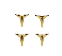 DQZRTUECA Pieds de Meubles en métal 4 pièces Multicolores 15 cm for canapé Chaise Armoire Table trépied matériel(Golden-15cm 4pcs)