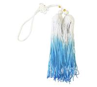 DQZRTUECA Pompon d'épée chinois en soie fait main multicolore(Blue)