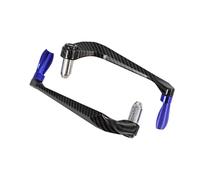 DQZRTUECA Protection de levier de frein et d'embrayage for moto, scooter, VTT, VTT, multicolore, 2 pièces(A Carbon-blue)