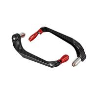 DQZRTUECA Protection de levier de frein et d'embrayage for moto, scooter, VTT, VTT, multicolore, 2 pièces(A Carbon-red)
