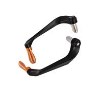 DQZRTUECA Protection de levier de frein et d'embrayage for moto, scooter, VTT, VTT, multicolore, 2 pièces(Orange)