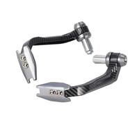 DQZRTUECA Protection de levier de frein et d'embrayage for moto, scooter, VTT, VTT, multicolore, 2 pièces(B Carbon-titanium)