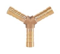 DQZRTUECA Raccords de tuyaux de Joint de Barbe de connecteur de pagode de Type Y à 3 Voies en Laiton for Le Tube d'eau de gaz 4-19mm(12mm)