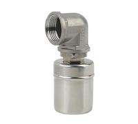 DQZRTUECA Robinet à boisseau sphérique flottant automatique de 1 pouce, contrôle du niveau d'eau en acier inoxydable 304(Side 1")