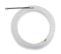 DQZRTUECA Tire-câble électrique en nylon blanc for électricien, plusieurs tailles(4mm x 15meters)