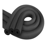DQZRTUECA Tube isolant en mousse for tuyaux, 1,8 m, polyéthylène noir, caoutchouc, plastique, diamètre intérieur 6-90 mm, épaisseur 15/20 mm(ID16 mm*T15mm)