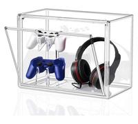 DQZRTUECA vitrines en Plastique Transparent, Support de contrôleur vitrine en Acrylique, Support Casque for Xbox PS5 PS4 Switch Pro et Plus